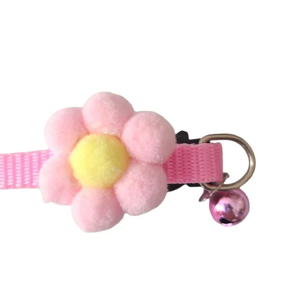 Breakaway Pink Poufball Collar with Bell One‎ Size Fits All Never Worn